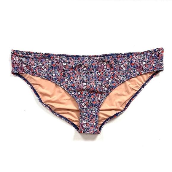 J. Crew Surf Hipster Bikini Bottom in Liberty Multi Floral - Picture 2 of 9